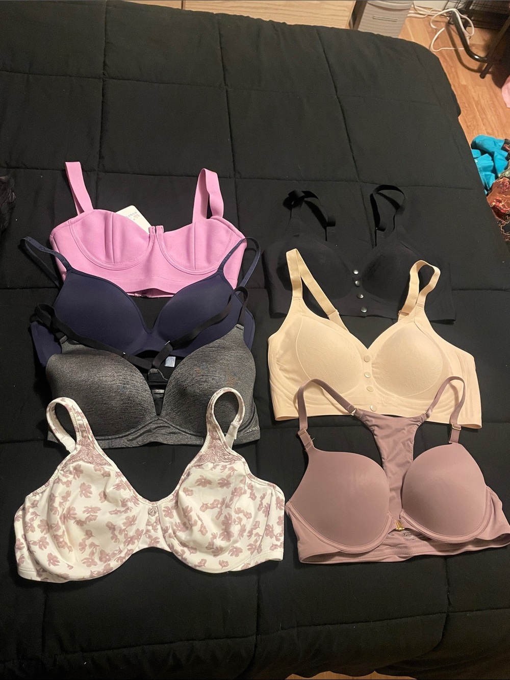 Women’s bra collection, various sizes